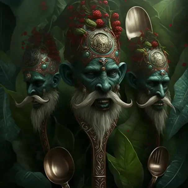 The Emergence of the SpoonHeads: A Story of a Peaceful Tribe