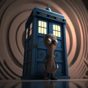 The TARDIS and the Spoonheads